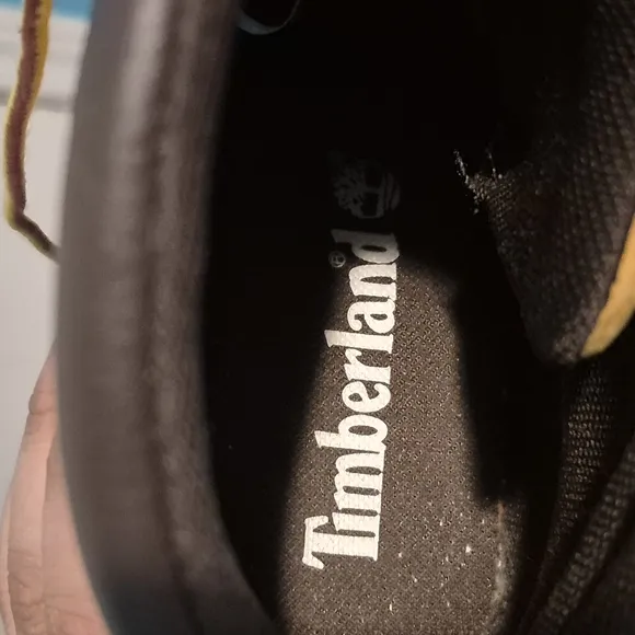 Timberland Men's Tan and Black Boots