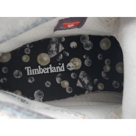 Timberland Metallic Gray Collar Waterproof Premium 6 inch Boots A5SUW Size 7