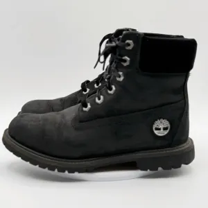 Timberland Premium Womens Velvet Boots Size 7.5 Womens Black