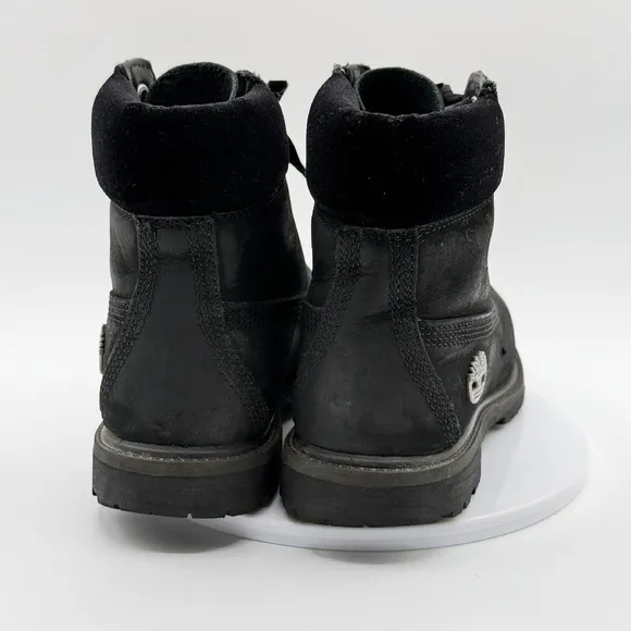 Timberland Premium Womens Velvet Boots Size 7.5 Womens Black