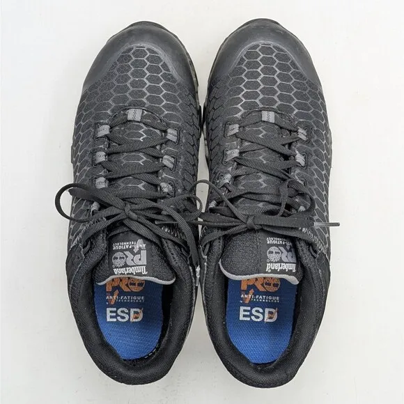Timberland PRO 408 Powertrain Sport Men's 9.5 Alloy Safety Toe Work Sneaker SD35