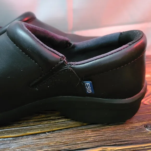 Timberland Pro Black Slip-On Safety Toe Work Shoes Womens Size 9.5 M
