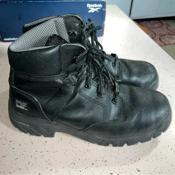 Timberland Pro COMPOSITE TOE SZ 12W MEN WATERPROOF IN Black 87517 (need Insoles)