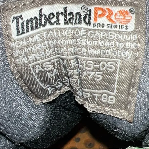 Timberland Pro COMPOSITE TOE SZ 12W MEN WATERPROOF IN Black 87517 (need Insoles)
