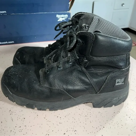 Timberland Pro COMPOSITE TOE SZ 12W MEN WATERPROOF IN Black 87517 (need Insoles)
