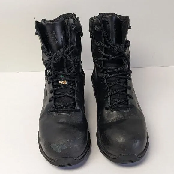 Timberland PRO Hypercharge Composite Toe Work Boots, Black, Men's 7 X-Wide
