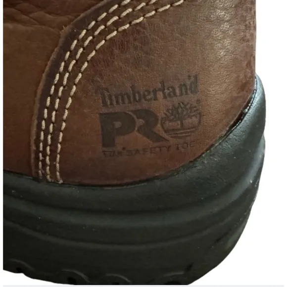 Timberland Pro In Box Titan Oxford Safety Toe Men’s Brown Work Shoes Size 9M