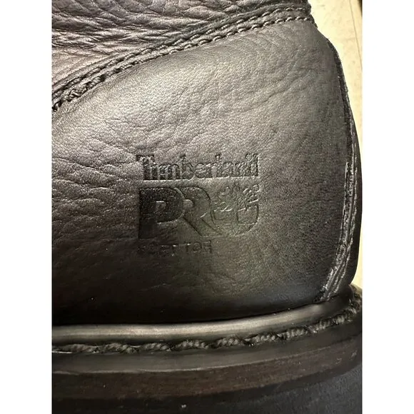 Timberland PRO Men's 24/7  6&quot; Black  Soft Toe Work Boot Size 9.5M ASTMF289218