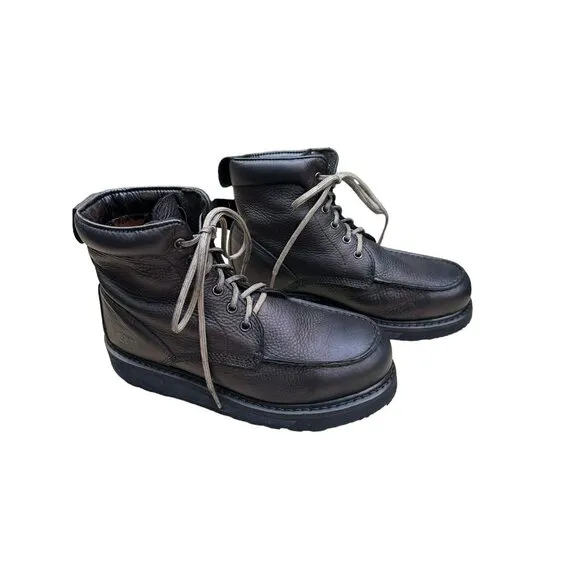 Timberland PRO Men's 24/7  6&quot; Black  Soft Toe Work Boot Size 9.5M ASTMF289218