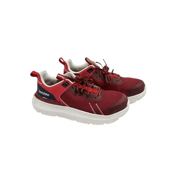 Timberland PRO Mens Setra CT Red Safety Shoes Mens Size 8.5 M