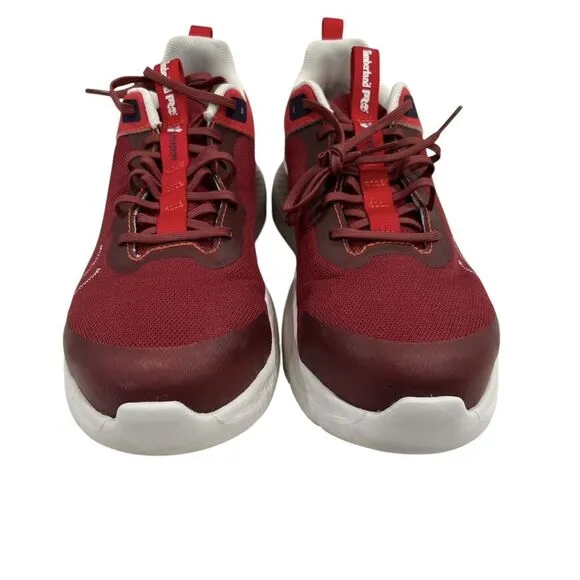 Timberland PRO Mens Setra CT Red Safety Shoes Mens Size 8.5 M