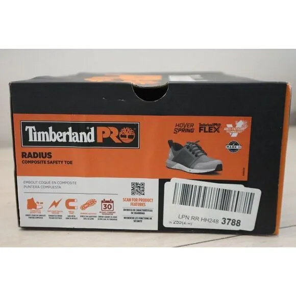 Timberland PRO Men's 7.5M Gray Radius CT Composite Toe Work Shoes