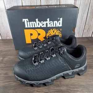 Timberland PRO Powertrain Sport Alloy Safety Toe EH Men's Work Shoe Black (NIB)