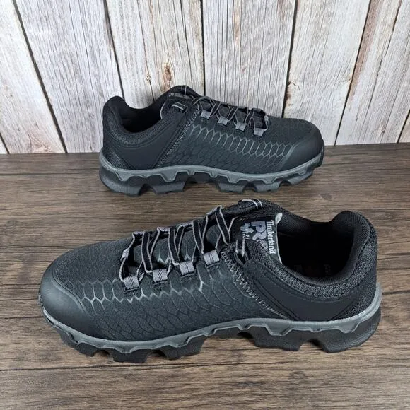 Timberland PRO Powertrain Sport Alloy Safety Toe EH Men's Work Shoe Black (NIB)