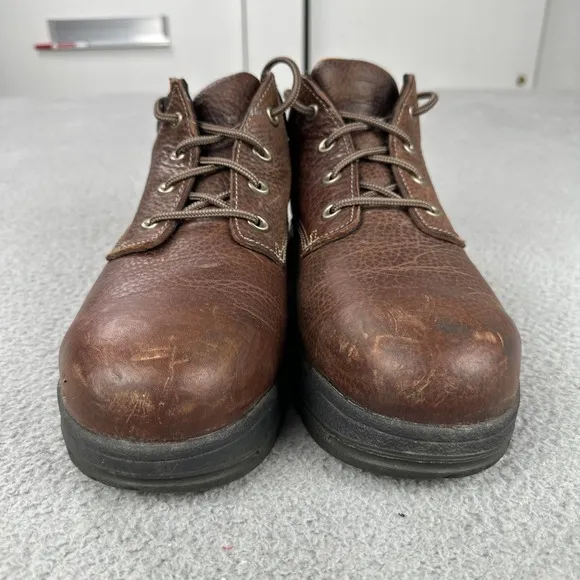 Timberland PRO Titan Alloy Toe Work Safety Shoes Men 12W Brown Leather 47028