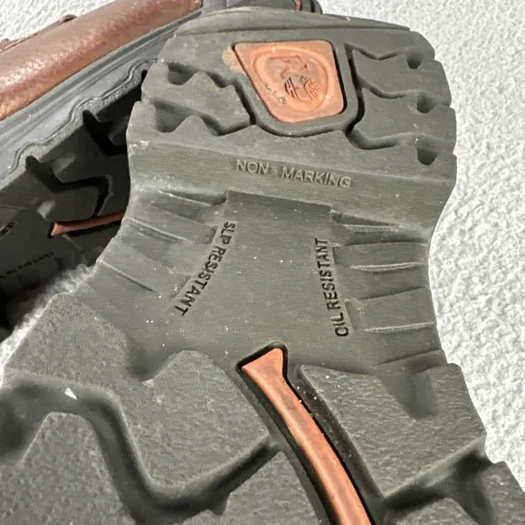 Timberland PRO Titan Alloy Toe Work Safety Shoes Men 12W Brown Leather 47028