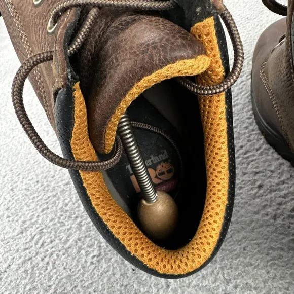 Timberland PRO Titan Alloy Toe Work Safety Shoes Men 12W Brown Leather 47028