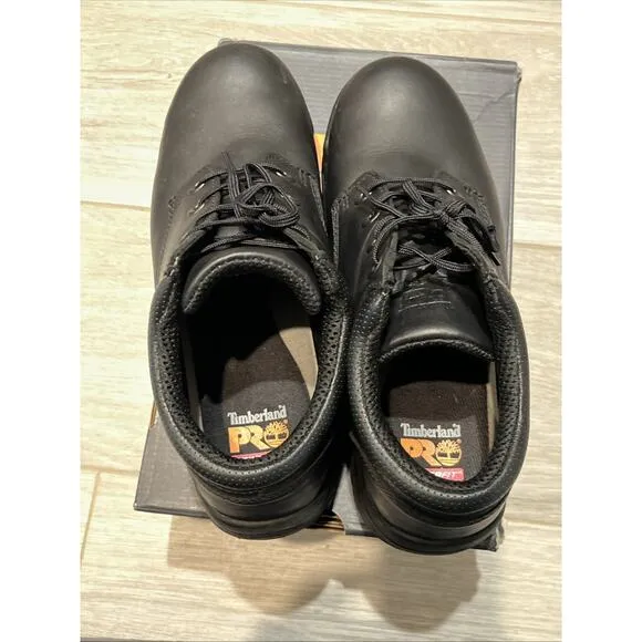 Timberland PRO Titan Mens Work Shoes Sz 11 M Alloy Safety Toe Black Leather