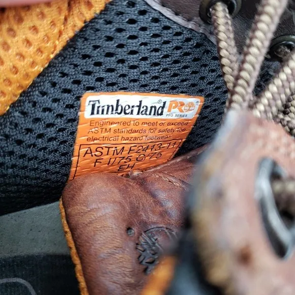 Timberland PRO Titan Oxford 63189 Womens Brown Safety Toe WORK Shoes Size 7