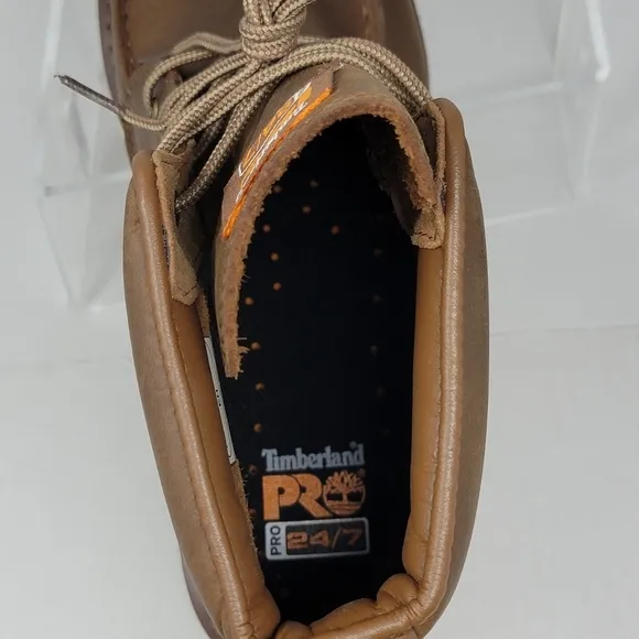 Timberland PRO Wedge 6&quot; Soft Moc-Toe Work Boots Size 12 Oil Slip Resistant New