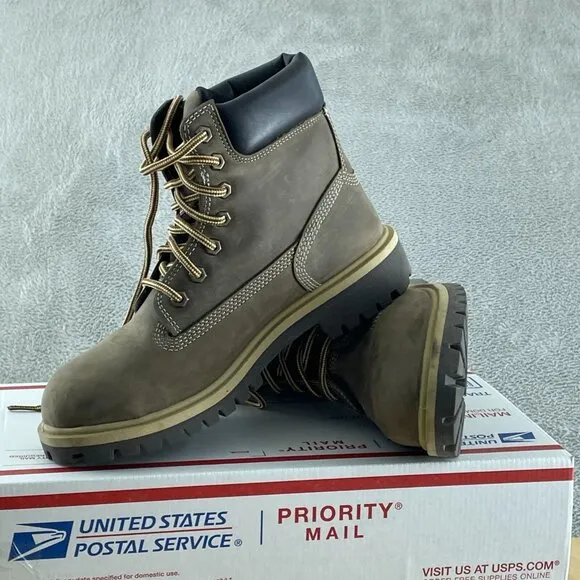 Timberland PRO Women's Attach 6 Inch Steel Toe Waterproof Work Boot 7 NWOB S120