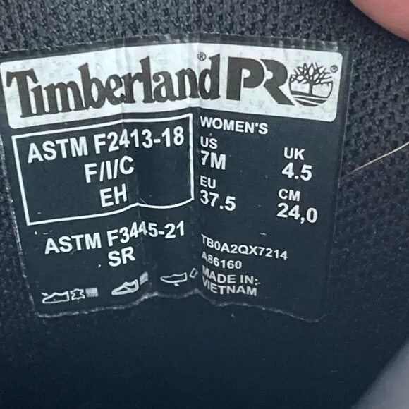 Timberland PRO Women's Attach 6 Inch Steel Toe Waterproof Work Boot 7 NWOB S120