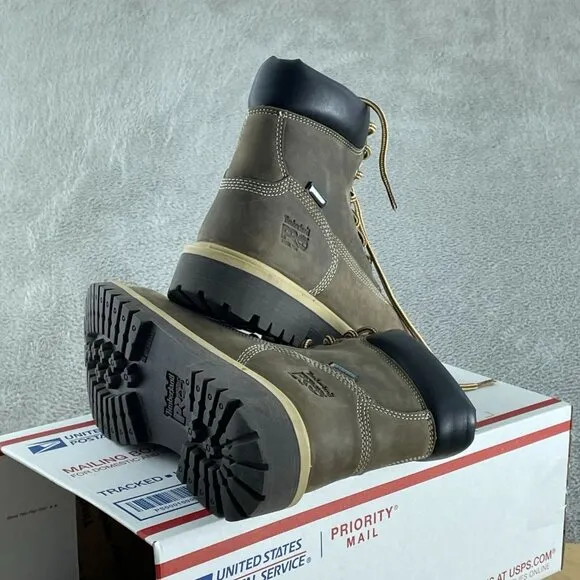 Timberland PRO Women's Attach 6 Inch Steel Toe Waterproof Work Boot 7 NWOB S120