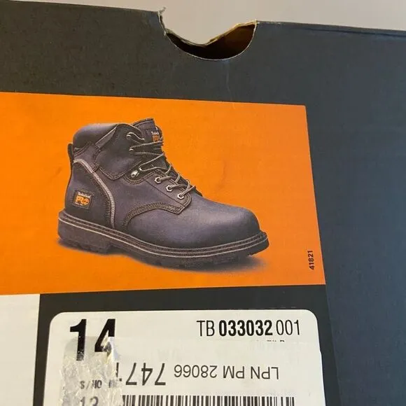 Timberland pro black Steele toe 14 boots