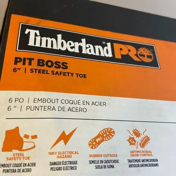 Timberland pro black Steele toe 14 boots