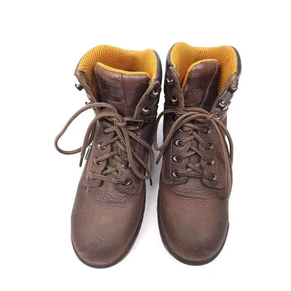 Timberland Shoes PRO 6&quot; Brown - Sz 7 Wmns - Steel Toe Work Safety Boot 53359