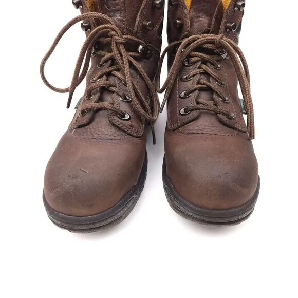 Timberland Shoes PRO 6&quot; Brown - Sz 7 Wmns - Steel Toe Work Safety Boot 53359