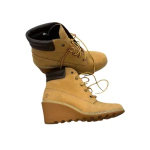 Timberland Women's Amston Wheat Suede Leather Boots 8251A Size 9