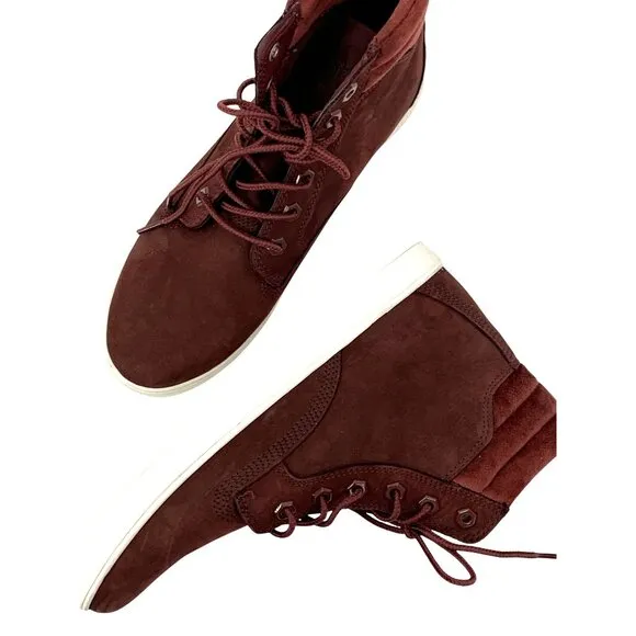 Timberland Womens High-Top Lace-Up Sneaker Boot Dausette Size 8 EUC