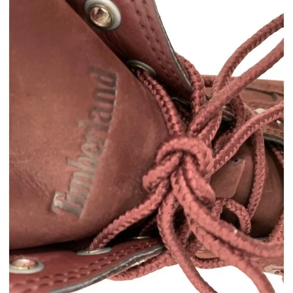 Timberland Womens High-Top Lace-Up Sneaker Boot Dausette Size 8 EUC