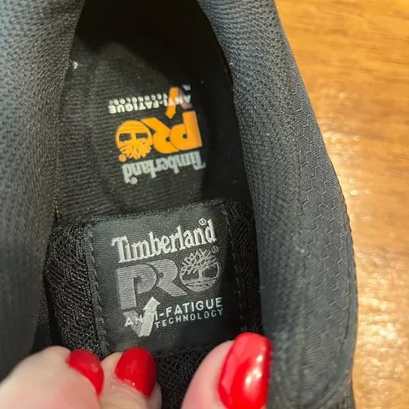 Timberland Womens Pro Radius Gray Purple Safety Shoes size 6.5