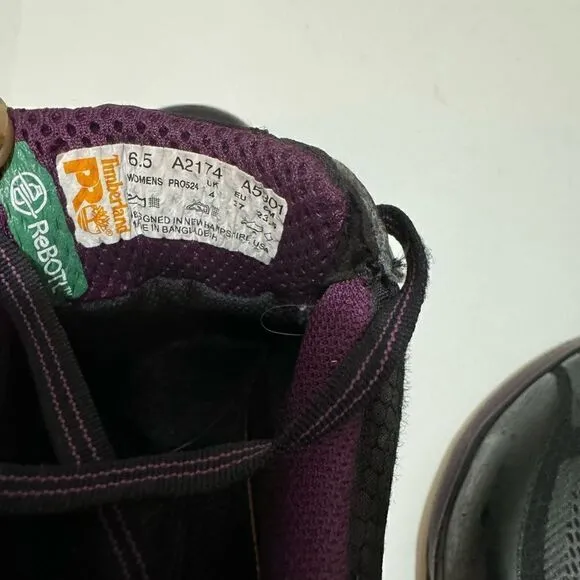 Timberland Pro Reaxion Composite Safety Toe Athletic Work Shoes A2174 Womens 6.5