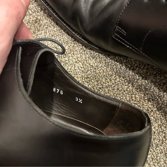 To Boot New York Adam Derrick Black Dress Shoe Size 9.5 Made In Italy