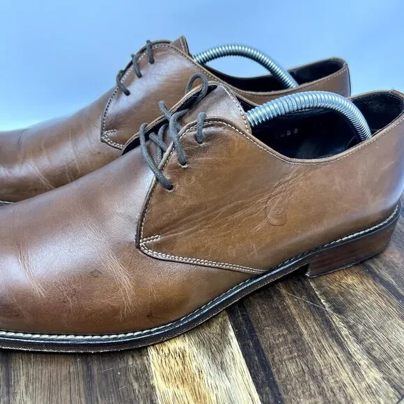 To Boot New York Men's 11 Brown Leather Oxford Dress Shoes