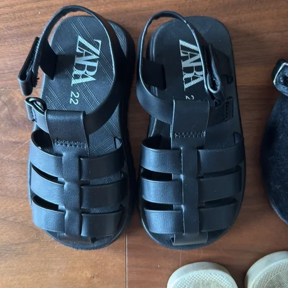 Toddler Girls Shoes 3-pack / Zara &amp; Bopeeps / US 7 / EUR 22
