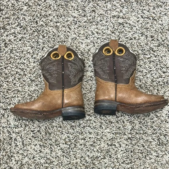 Toddler Reyme Brown Cowboy Boots