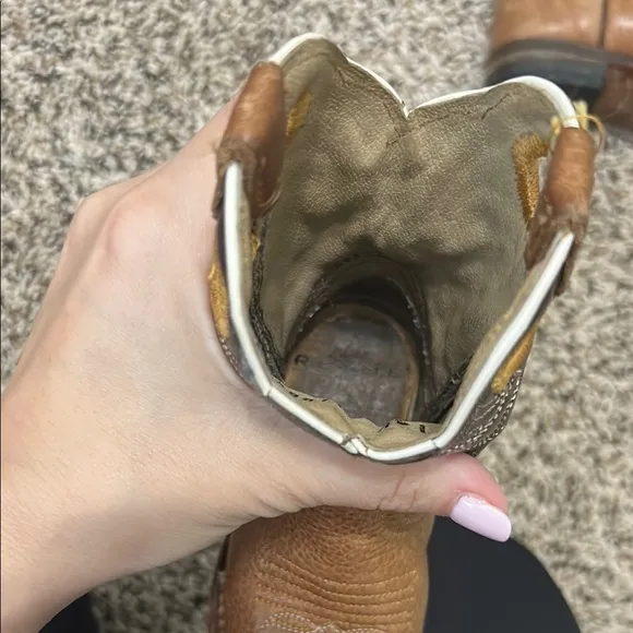 Toddler Reyme Brown Cowboy Boots