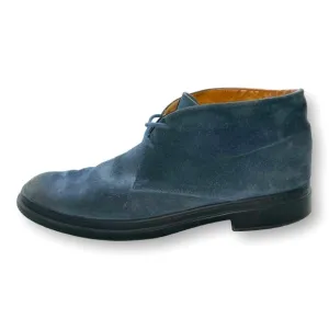 Tod’s Men’s Midnight Blue Chukka Suede Boots Size 9.5