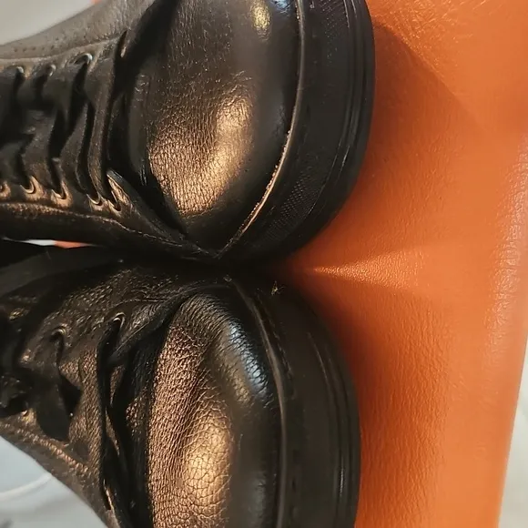 Tom Ford Black Leather Sneakers