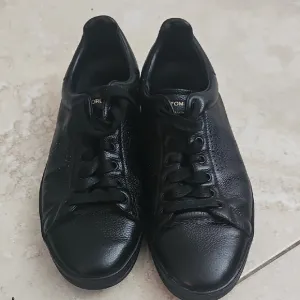 Tom Ford Black Leather Sneakers