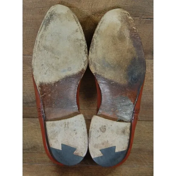 Tom James Barton Oxford Dress Shoes Men's Size 9 E Made in England Bench Made