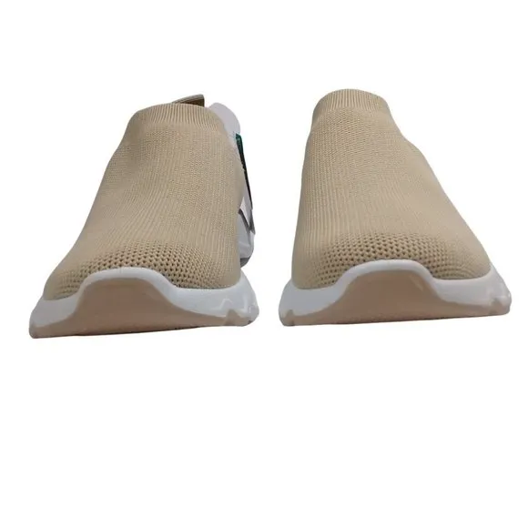 Tommy Bahama Women's NEW Slip On Textile Comfort Tan Sneakers Memory Foam