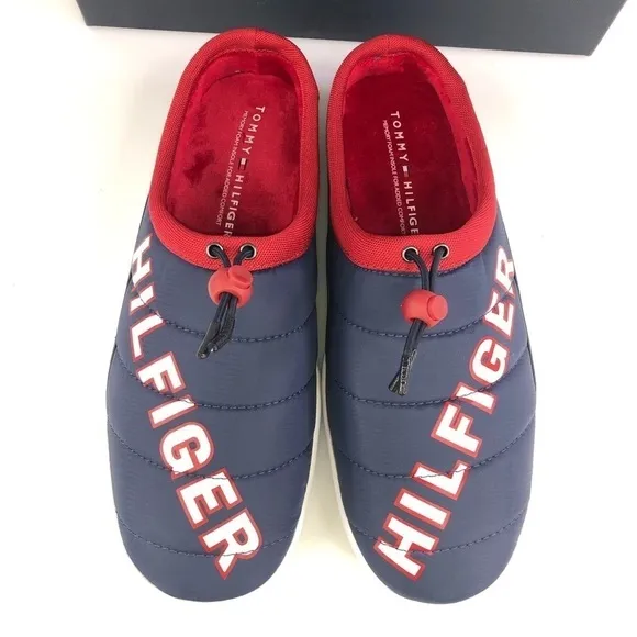 Tommy Hilfiger Men's Slippers Teller Mule Sneaker- Dark Blue Shoes