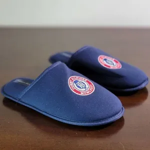 Tommy Hilfiger Men's Slippers Navy Red Size 11 New Comfort Shoes Slides Slip-On