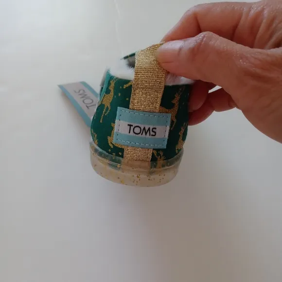 Toms Alpargata Youth Embellished  Shoes Size 13