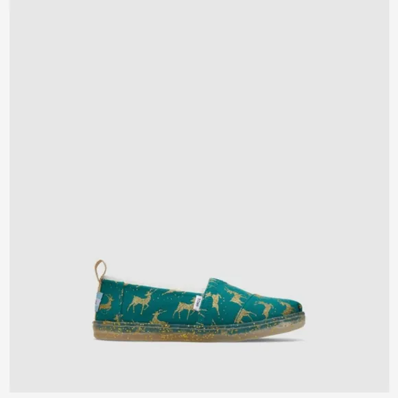 Toms Alpargata Youth Embellished  Shoes Size 13
